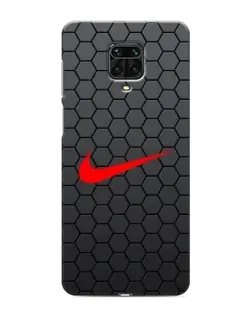 Чохол для Xiaomi Redmi Note 9 Pro з картинкою «Nike — карбонова сітка» Чохол для Xiaomi Redmi Note 9 Pro з картинкою «Nike — карбонова сітка»
