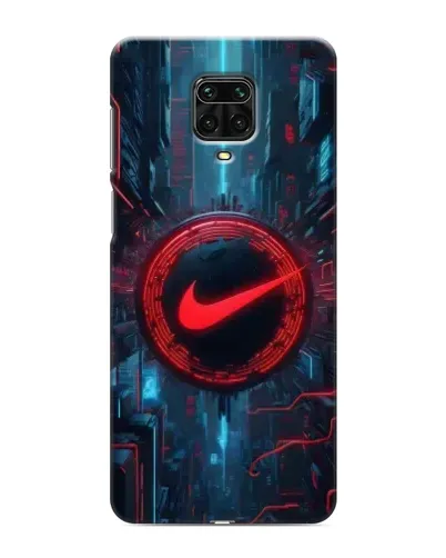 Чохол для Xiaomi Redmi Note 9 Pro з картинкою «Техногенний стиль Nike»