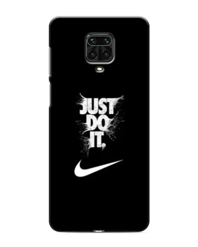 Чохол для Xiaomi Redmi Note 9 Pro з картинкою «Текстовий принт Nike»