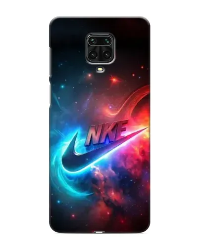 Чохол для Xiaomi Redmi Note 9 Pro з картинкою «Вогняний логотип Nike»