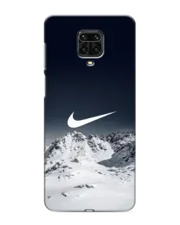 Чохол для Xiaomi Redmi Note 9 Pro з картинкою «Nike — зимові гори»
