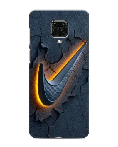 Чохол для Xiaomi Redmi Note 9 Pro з картинкою «Об'ємний логотип Найк»