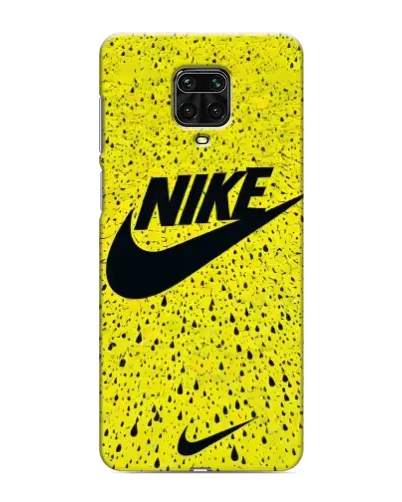 Чохол для Xiaomi Redmi Note 9 Pro з картинкою «Жовтий текстурний Nike»