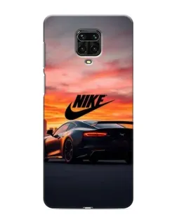 Чохол для Xiaomi Redmi Note 9 Pro з картинкою «Nike та суперкар»