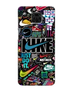 Чехол для Xiaomi Redmi Note 9 Pro с картинкой «Яркий коллаж Nike» Чехол для Xiaomi Redmi Note 9 Pro с картинкой «Яркий коллаж Nike»
