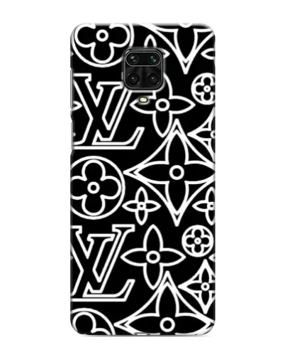 Чохол для Xiaomi Redmi Note 9 Pro з картинкою «Чорно-білий візерунок LV» Чохол для Xiaomi Redmi Note 9 Pro з картинкою «Чорно-білий візерунок LV»