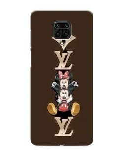 Чохол для Xiaomi Redmi Note 9 Pro з картинкою «LV та Міккі Маус»