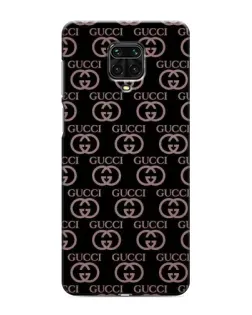 Чехол для Xiaomi Redmi Note 9 Pro с картинкой «Классическая монограмма Gucci»