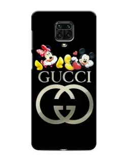 Чехол для Xiaomi Redmi Note 9 Pro с картинкой «Gucci — герои Disney»