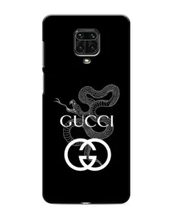 Чехол для Xiaomi Redmi Note 9 Pro с картинкой «Gucci — серебряная змея»