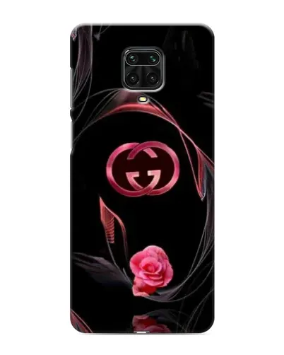 Чехол для Xiaomi Redmi Note 9 Pro с картинкой «Gucci — неоновая роза»