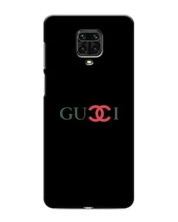 Чехол для Xiaomi Redmi Note 9 Pro с картинкой «Gucci — красный градиент»