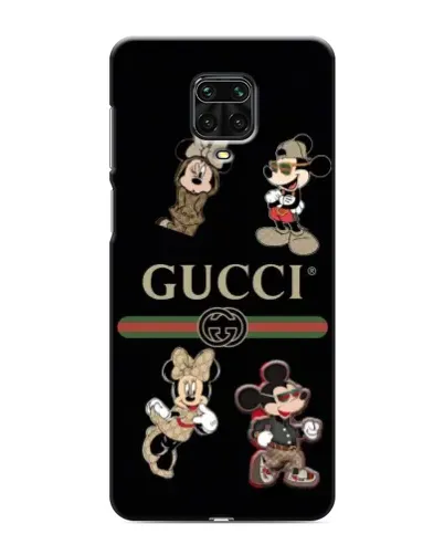 Чехол для Xiaomi Redmi Note 9 Pro с картинкой «Gucci — герои Disney и монограмма» Чехол для Xiaomi Redmi Note 9 Pro с картинкой «Gucci — герои Disney и монограмма»