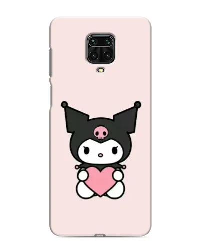 Чохол для Xiaomi Redmi Note 9 Pro з картинкою «Kuromi та серце» Чохол для Xiaomi Redmi Note 9 Pro з картинкою «Kuromi та серце»