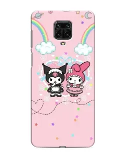 Чохол для Xiaomi Redmi Note 9 Pro з картинкою «My Melody та Kuromi»