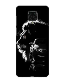 Чехол для Xiaomi Redmi Note 9 Pro с картинкой «BMW и лев»