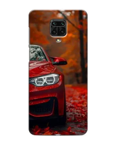 Чехол для Xiaomi Redmi Note 9 Pro с картинкой «Осенняя BMW M4»