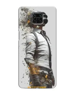 Чохол для Xiaomi Redmi Note 9 Pro з картинкою «PUBG — боєць у пилу»