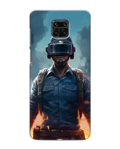Чохол для Xiaomi Redmi Note 9 Pro з картинкою «PUBG — реалістичний герой»