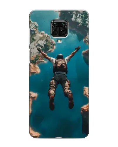 Чохол для Xiaomi Redmi Note 9 Pro з картинкою «PUBG — вільне падіння»