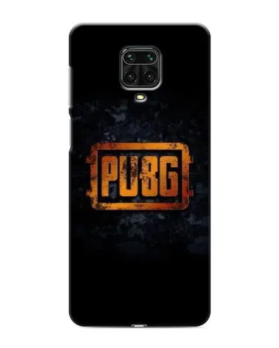 Чохол для Xiaomi Redmi Note 9 Pro з картинкою «PUBG — золотий логотип»