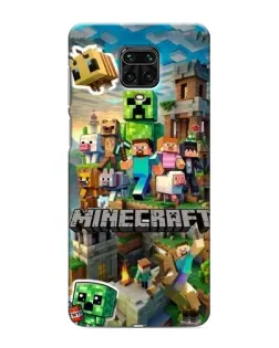 Чохол для Xiaomi Redmi Note 9 Pro з картинкою «Замок Minecraft»