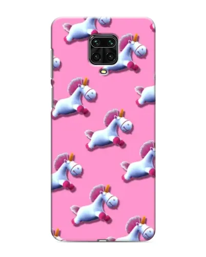 Чохол для Xiaomi Redmi Note 9 Pro з картинкою «Єдинороги на рожевому»