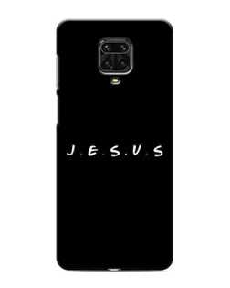 Чехол для Xiaomi Redmi Note 9 Pro с картинкой «Точки веры J.E.S.U.S.»