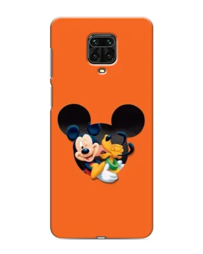 Чехол для Xiaomi Redmi Note 9 Pro с картинкой «Сердце Микки Минни»
