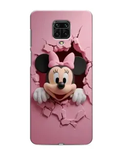 Чохол для Xiaomi Redmi Note 9 Pro з картинкою «Мінні крізь стіну»