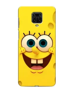 Чехол для Xiaomi Redmi Note 9 Pro с картинкой «Губка Боб улыбка»