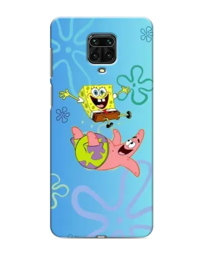 Чехол для Xiaomi Redmi Note 9 Pro с картинкой «Спанч Боб и Патрик» Чехол для Xiaomi Redmi Note 9 Pro с картинкой «Спанч Боб и Патрик»