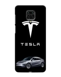 Чехол для Xiaomi Redmi Note 9 Pro с картинкой «Tesla Model Y»