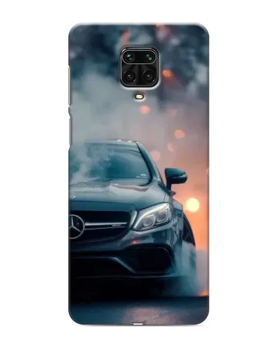Чехол для Xiaomi Redmi Note 9 Pro с картинкой «Mercedes — ночной город»