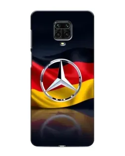 Чехол для Xiaomi Redmi Note 9 Pro с картинкой «Mercedes — флаг Германии»