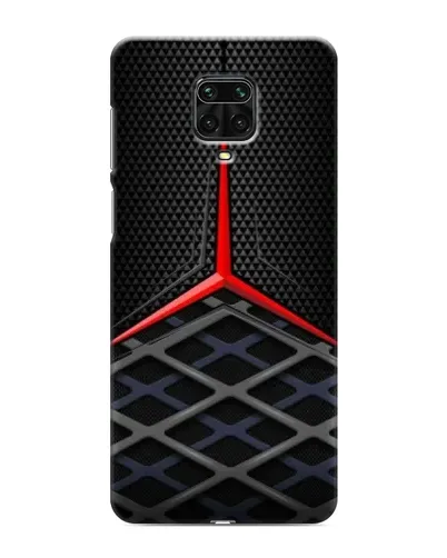 Чехол для Xiaomi Redmi Note 9 Pro с картинкой «Mercedes Carbon Grid»