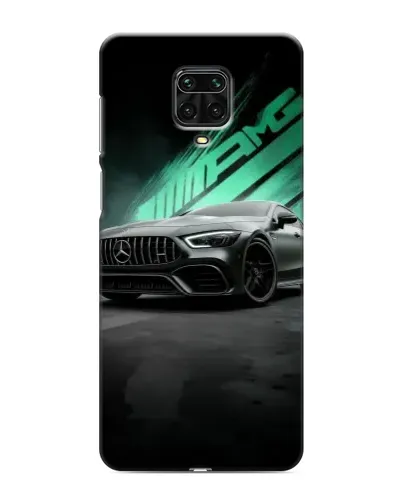 Чехол для Xiaomi Redmi Note 9 Pro с картинкой «Темный Mercedes AMG»