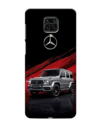 Чехол для Xiaomi Redmi Note 9 Pro с картинкой «Mercedes G-Class красный»