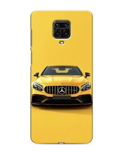 Чехол для Xiaomi Redmi Note 9 Pro с картинкой «Желтый Mercedes GT»