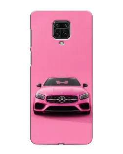 Чехол для Xiaomi Redmi Note 9 Pro с картинкой «Розовый Mercedes AMG»