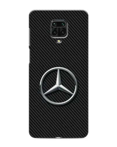 Чехол для Xiaomi Redmi Note 9 Pro с картинкой «Карбоновый Mercedes стиль»