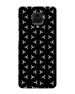 Чохол для Xiaomi Redmi Note 9 Pro з картинкою «Mercedes паттерн зірок»