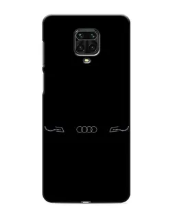Чохол для Xiaomi Redmi Note 9 Pro з картинкою «Audi — світловий підпис»