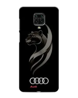 Чохол для Xiaomi Redmi Note 9 Pro з картинкою «Графіка — пантера та Audi»