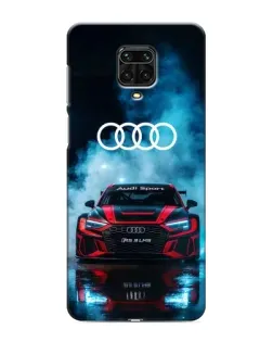 Чохол для Xiaomi Redmi Note 9 Pro з картинкою «Audi Sport — неон»