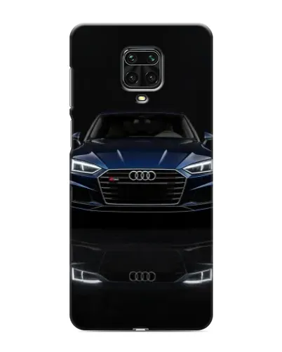 Чохол для Xiaomi Redmi Note 9 Pro з картинкою «Audi — нічне відображення»