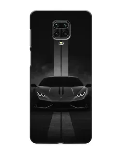Чехол для Xiaomi Redmi Note 9 Pro с картинкой «Lamborghini симметрия дорог»