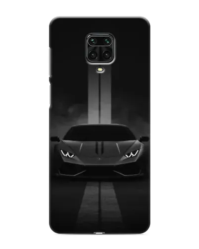 Чехол для Xiaomi Redmi Note 9 Pro с картинкой «Lamborghini симметрия дорог»