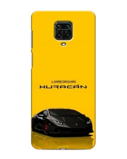 Чехол для Xiaomi Redmi Note 9 Pro с картинкой «Lamborghini Huracan черный»