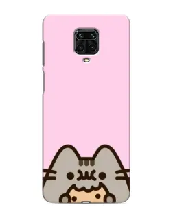 Чохол для Xiaomi Redmi Note 9 Pro з картинкою «Pusheen та печиво»